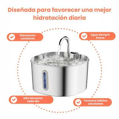AQUAFLOW - Ayuda a tu gato a beber más cada día y cuida su bienestar de forma natural