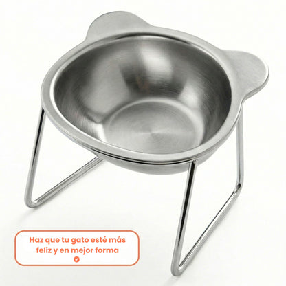 Cuenco Elevado para Gatos