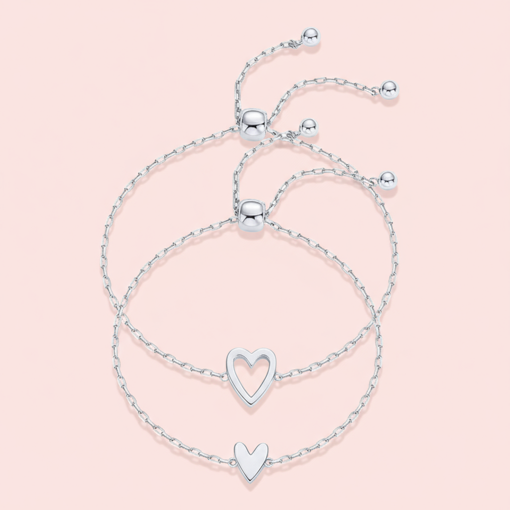Pulsera Corazones a Juego