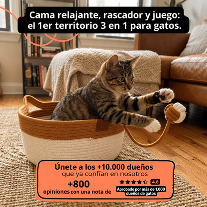 El Rincón del Michi - Refugio Antiestrés, Rascador y Cama Natural