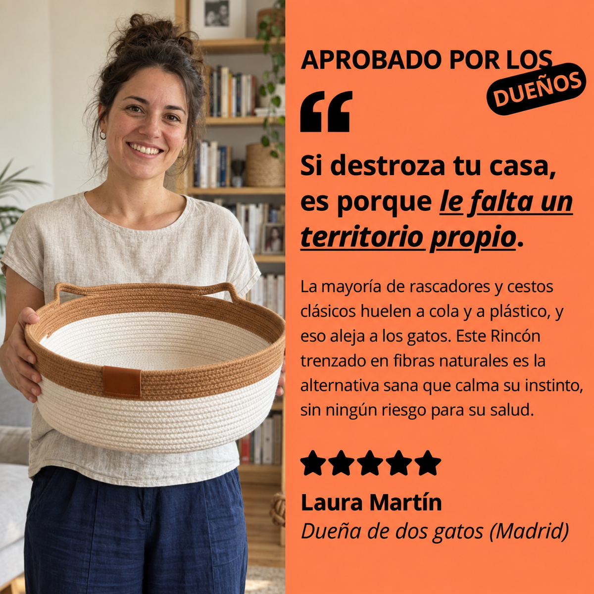 El Rincón del Michi - Refugio Antiestrés, Rascador y Cama Natural