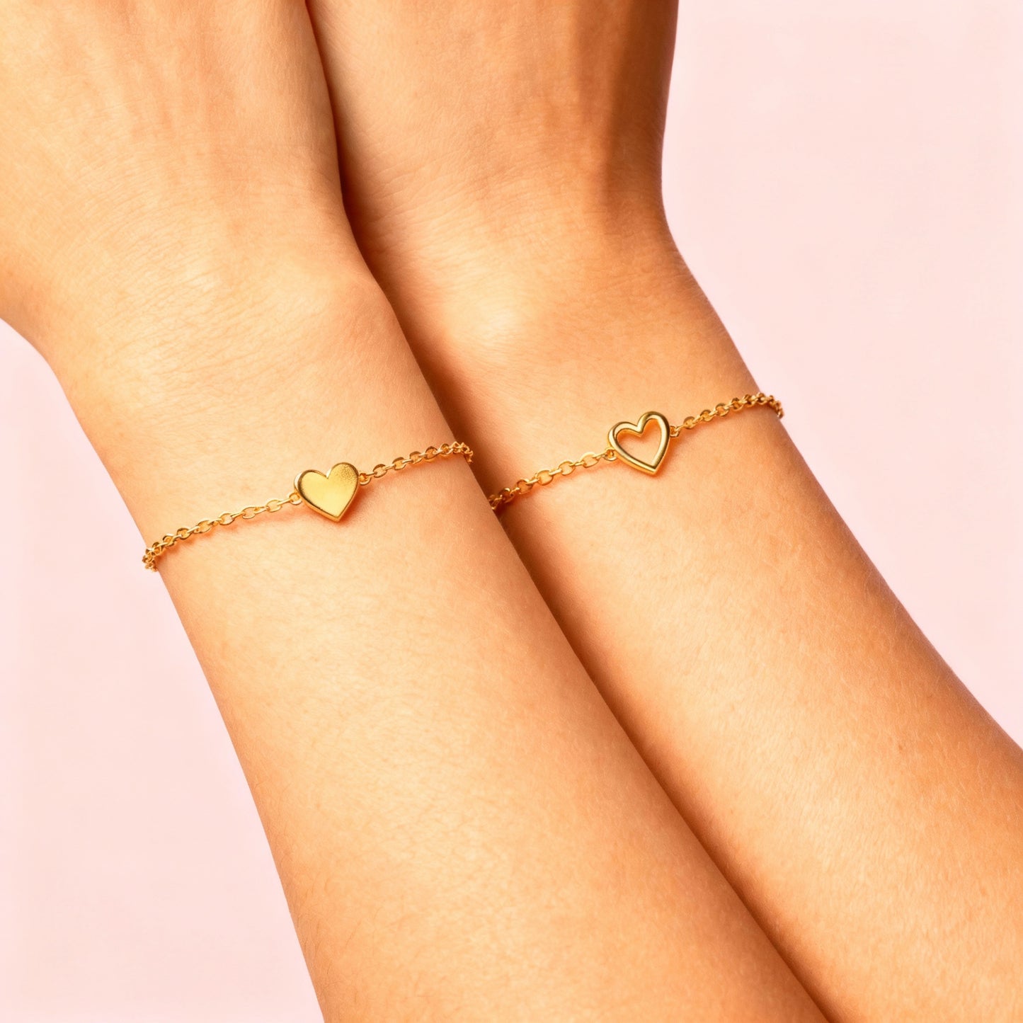 Pulsera Corazones a Juego