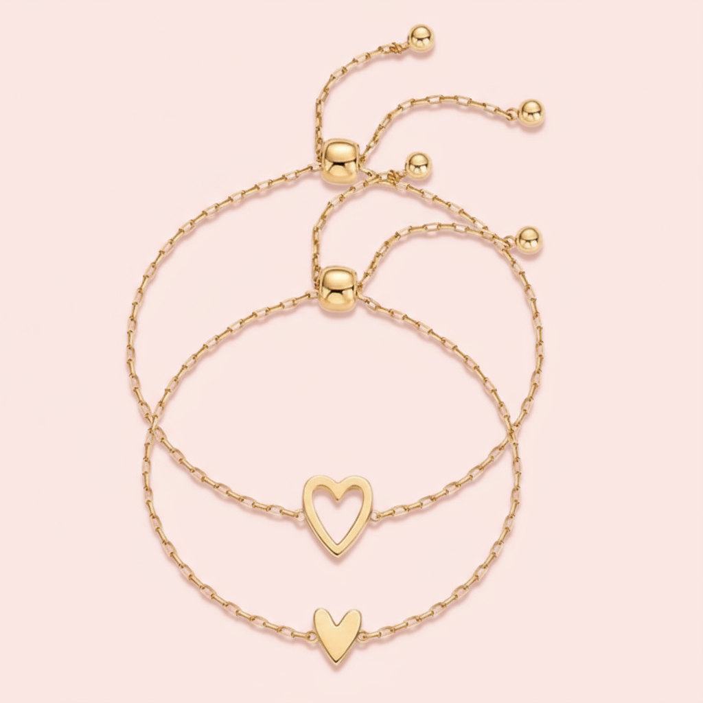 Pulsera Corazones a Juego